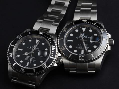 difference between old and new rolex submariner